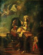 unknow artist, Allegorical painting of Maria Cristina of France